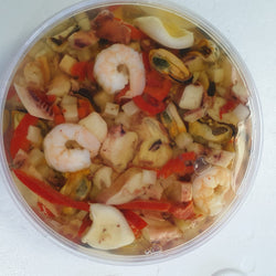Chilled Seafood Salad in Oil