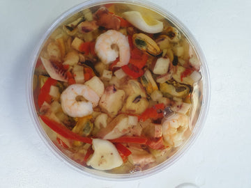Chilled Seafood Salad in Oil