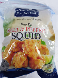 Frozen Raw Salt and Pepper Squid