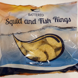 Frozen Squid and Fish Rings