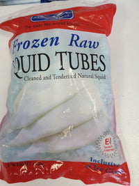 Frozen Squid Tubes
